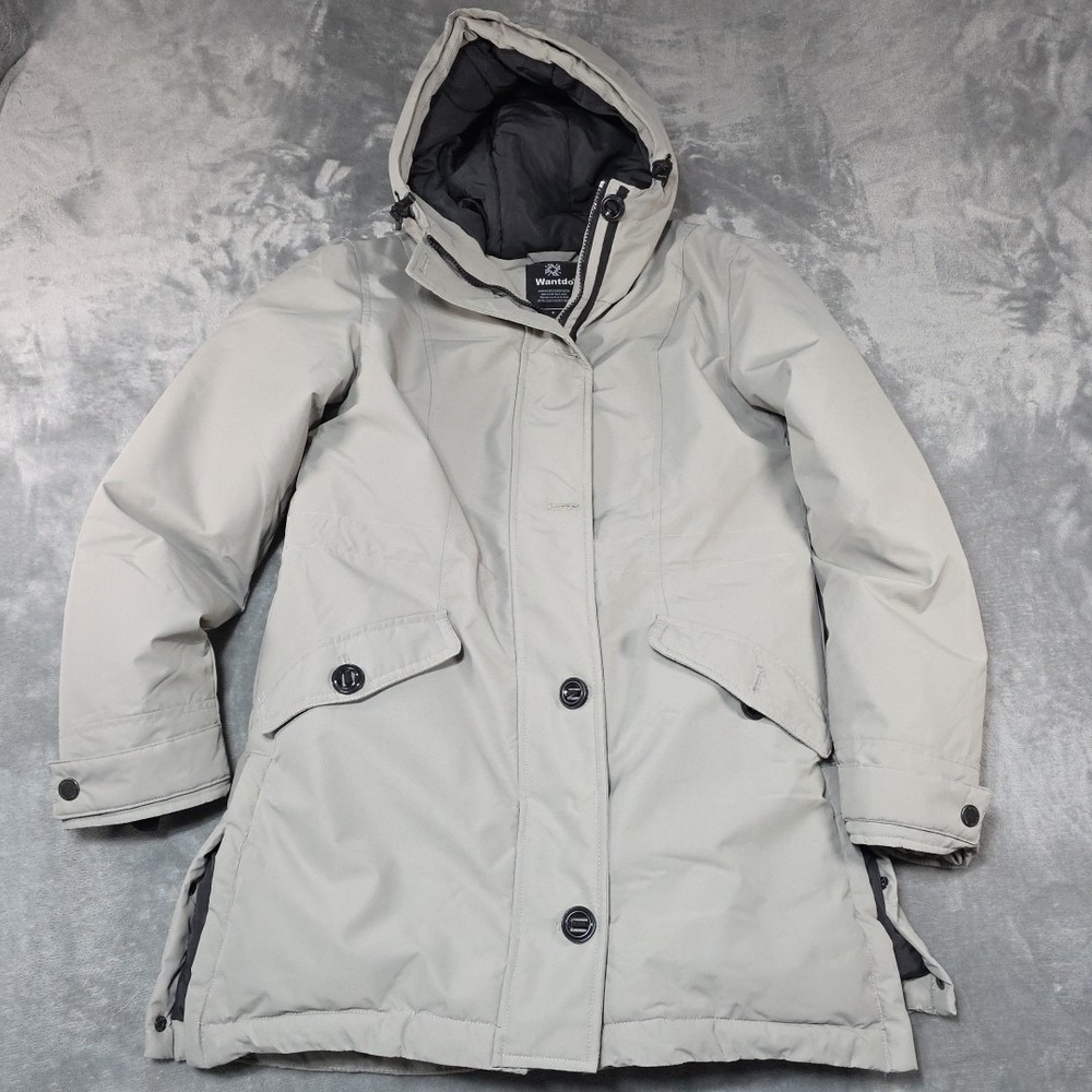 Wantdo women's winter parka jacket Size‎ M  Light Grey